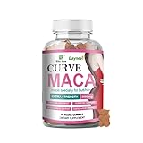 Curve Maca Gummies, Maca Gummies für den Po von Frauen, pflanzliche Maca Gummies, liefern natürliche Energie, ultimative Curve Maca Gummies Pillen für Frauen, Po, Hüften, vegetarisch, 60 Pillen.