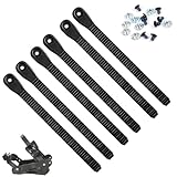 YUNHENTONG Snowboard Bindung Ersatzteile 6 Stück Step in Bindung Snowboard Bindungen Zubehör Ski Accessoires Fußgelenkgurte Ersatz für Leiter