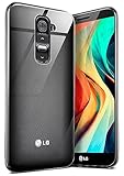 moex Aero Case für LG G2 Hülle Durchsichtig, Silikon Handyhülle Transparent, Clear Case Ultra Slim, Backcover Schutzhülle Dünn, Silikonhülle Minimalistisch, Klar