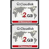 Cloudisk Pack von 2 Compact Flash Card (2GB)