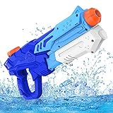Kiztoys Wasserpistolen für Kinder, leistungsstarke Wasserpistolen mit 600 ml großem Fassungsvermögen und 10 m großer Reichweite für Jungen, Mädchen, Kinder, Sommer, Schwimmbad, Strandspielzeug