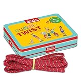 moses. 3157 GummitwistSet | SpieleKlassiker in der Metalldose | Mit Buch und Gummitwist, Yellow