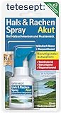 tetesept Hals & Rachen Spray – Spray mit Isländisch Moos und Dexpanthenol - zur Befeuchtung & Linderung bei Halsschmerzen, Husten und Heiserkeit – 1 x 30 ml