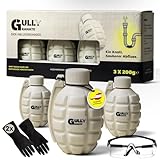 Gully Granate 3x200g Set Rohrreiniger Extrem Stark - Einfache Handhabung und klare Dosierungsempfehlung - Power Active Rohrreiniger Pulver, Profi- Abflussreiniger Waschbecken, Küche, Dusche & WC