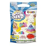 CRAZE MAGIC SAND | ROT Magischer Sand Refill-Pack , 750g Nachfüllpack bunter Sand , Knetsand für Bastelset Kinder , BPA-und glutenfrei
