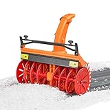 bruder 02349 - Zubehör Schneefräse - 1:16 Winterdienst Schneepflug Schneeräumer Winter Spielzeug