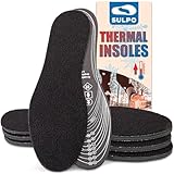 SULPO 4 Paare Winter Einlegesohlen Herren und Damen - Weiche Polar Einlegesohlen - Warme Einlagen Schuhe Herren und Damen - Thermische Schuheinlagen für kaltes Wetter - Zuschneidbar - 32-46 EU
