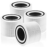 Rlenoiuml Core 300 Ersatzfilter für Levoit Core300-P Core 300 Core 300s Luftreiniger, 4 Stück