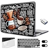 MEEgoodo Schutzhülle für MacBook Air 15 Zoll M4/M3/M2 2025 2024 2023, Hülle passend für Modell (A3241/A3114/A2941) für MacBook Air 15 Zoll, Laptop mit Tastatur, Kamera-Abdeckung und OTG-Adapter,