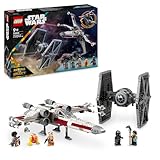 LEGO Star Wars 75393 Mashup aus TIE Fighter & X-Wing– Spielzeug mit 2 Raumschiffen, 4 Minifiguren und Droidenfigur, kreatives Geschenk für Jungs ab 9 Jahren und Fans