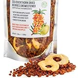 Sibirischer Sanddorn getrocknete Beeren (200 g) ungesüßt 100% rein roh natürlich wild geerntet premium