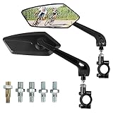 Fahrrad Rückspiegel 2 Stück HD 360°Verstellbar Fahrradspiegel Schlagfestes Universal Fahrrad Spiegel für Mountainbike,Motorrad,Rennräder,Ebike