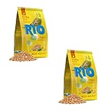 RIO Alleinfutter für Wellensittiche | Doppelpack | 2 x 500 g | Speziell zusammengesetzte Mischung von ausgesuchten und beliebten Saaten und Getreidearten | Zur täglichen Fütterung