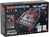 fischertechnik 569015 Advanced Pinball - Baukasten für Kinder ab 7 Jahre, Konstruktionsspielzeug, Mini Spiele mit Flipper Spiel