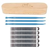 Geavonyg 20 Stück Nähklammern Aus Edelstahl Säumenzubehör Für Stoff Pinning Markierung Zubehör