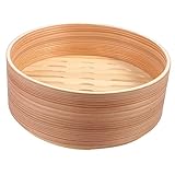 VERDANVERSE Bambusdämpfer Natürlicher Dampfgarer für Dim Sum Dampfkörbe Vielseitig für Gemüse Fleisch Brot Leicht und Tragbar Schonend Nährstofferhaltend Umweltfreundlich für Haushalt und