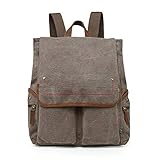 TSD Brand Atona Canvas Rucksack, Oliv/Blatt für mich (Leaf It to Me), Einheitsgröße