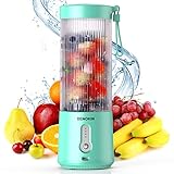 Tragbarer Mixer für Smoothies und Shakes,Portable Blender Smoothie Maker USB Standmixer Mini Mixer to go für Sport,Reisen und Küche