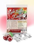 Xylit Bonbons | Tschüß Karies: 35 Zahnpflegebonbons mit 100% Birkenzucker Xylit | zuckerfrei, zahnfreundlich, vegan, einzeln verpackt | Kirschgeschmack