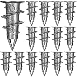 HOMSFOU 100 Stück Selbstbohrende Trockenbauanker mit Spiralgewinde Rutschfestem Griff für Trockenbau Beton und Holzwände Dübel zum Aufhängen von Bildern und Dekorationen