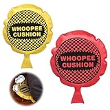 NHQZ 2 Stück Furzkissen kinder, pupskissen, furzbomben, pupskissen furzkissen kinder, Scherzartikel, Aprilscherz, Streich, Gelb und Rot