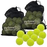 Big Game Hunters Hunde-Tennisball mit doppelter Stärke, unzerstörbar, ideal für aggressive Kauer, 40 Stück