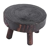 ifundom 1 Stück Fassstand storage shelves storage shelf kerzenständer stauraumregal blummentopf Stühle Blumenhocker dekoratives Blumentopfregal dekorativer Blumentopfhalter hölzern Coffee