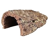 Dehner Terra Terrariendeko, Korkröhre, Größe M, ca. Ø 20-25 cm, Breite 25-35 cm, Naturkork, braun/beige