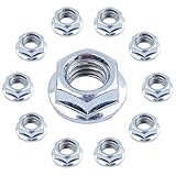 10 Stück Muttern für Husqvarna Kettensäge, ADEFOL Edelstahl Sechskantmutter Ersatzteil Kompatibel mit Husqvarna 346XP, 445, 450, 455, K1250, K1260, 51, 61, 154, und weitere Modelle