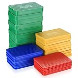 Unterlegplatten Kunststoff, 60x40 mm Universal Abstandshalter Kunststoff, Verglasungsklötze Unterlegplättchen, Distanzklötze Keile, 1,5mm/3mm/5mm/10mm (60 * 40MM)