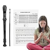 Sopranblockflöteninstrument, Klarinetteninstrument für | G-Schlüssel-Recorder für Anfänger mit 8 Löchern, leichtes und feuchtigkeitsbeständiges Klarinetteninstrument, tragbares Recorder für