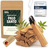 Hevela - Palo Santo Räucherholz [100% natürlich] - original aus Peru - zur Entspannung - angenehmer Geruch - reinigt Negative Energie - wirkt natürlich gegen Insekten - aus nachhaltigem Anbau