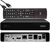 VU+ Zero HW Version 2-1x DVB-S2 Full-HD Sat Tuner E2 Linux Receiver, YouTube, Satellit Receiver mit Aufnahmefunktion, Kartenleser, Media Player, USB, + EasyMouse HDMI-Kabel, schwarz