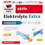 Doppelherz Elektrolyte Extra - Mit Magnesium für das Elektrolytgleichgewicht - VEGAN - 20 Portionsbeutel