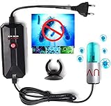 Aquarium UV Sterilisator Licht mit Timer,Minigröße Heim UV Licht Desinfektion Gartenwasser sauber UV-Sterilisatoren Aquarien UV lampen Sterilisator von Haus und Küche,Wasser Aquarien,Gartenteich