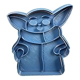 Cuticuter Baby Yoda Entero Ausstechform, PLA, Blau