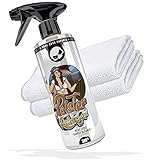 Nuke Guys Leder- und Polsterreinigungs Set- Polsterreiniger 500 ml + 2X Mikrofasertuch- ideal für Autositze, Polster, Leder, Teppiche, Stoffsitze