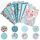 Baumwolle Stoff Patchwork Stoffe, Comius Sharp Stoffbündel für Patchwork Quilten, Baumwollstoff Meterware Stoffpaket für Patchworks Quilten für DIY Nähmuster Handwerk (8 Stück 50 x 40 cm G)