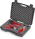 KNIPEX Werkzeugkoffer für Photovoltaik 1 x 12 12 11, 1 x 95 16 165, 1 x 97 43 200 A 97 91 01