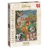 Jumbo Puzzles 19491 Classic Collection Bambi, Disney Puzzle, 1.000 Teile, Mehrfarbig