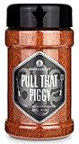 Ankerkraut Pull that Piggy, Pulled Pork BBQ-Rub, Gewürzmischung zum Grillen, 220g im Streuer