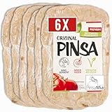 6 x Pinsa Original, Pinsa Romana, Pinsa Teig ofenfertig, vorgebacken im Steinofen