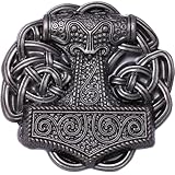 SOLUSTRE Herren Gürtelschnalle Retro Metall Ersatzgürtelschnalle Verstellbar Antik Silber für Jeans und Kostüm