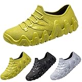 Kurze Herren-Regenschuhe，Leichte Abriebfest Regenstiefel，Rutschfester Wasserdicht Niedrige Gummistiefel，Dicker Sohle DäMpfung Regenstiefeletten，Bequeme Gummischuhe FüR DraußEn