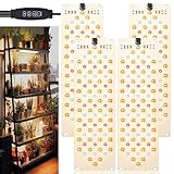 EWITTTI Pflanzenlampe LED Vollspektrum,Pflanzenlicht für den Samenstart, 316 LEDs Pflanzenleuchte Wachsen licht für Zimmerpflanzen Grow Light mit 3/9/12H Zeitschaltuhr, 10 Arten von Helligkeit(4pcs)