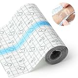 Wasserdicht Transparent Bandage,15cm x 5m Duschpflaster Wasserfest,Second Skin Tattoo,Duschpflaster Wasserfest Pflaster Groß Rolle,für Duschen,Tattoo,Sports,Swimming