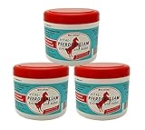 Iloda 3x 500ml BIO-VITAL Pferdebalsam Gel grün mit Eucalyptusöl, erfrischt, kühlt und vitalisiert. Ideal für Pferdebesitzer und -pflege-Profis.