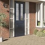 Kangmusi Fensterfolie Statisch Matt Transparent Grau 45x2000 cm PVC, Transparent 155813