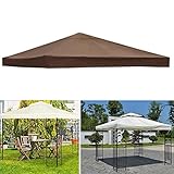 Langlebiger Outdoor-Pavillon-Überdachung, Ersatzabdeckung, wasserdichter Unterstand für Garten, ideal für Campingzelte, Schuppen, Pergolen und Strandmarkisen, 3 m x 3 m