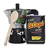 El Pantry Limitierte Auflage Puerto Rican Artists Kaffeemaschine Bundle (El Coqui, Cafe El Coqui)